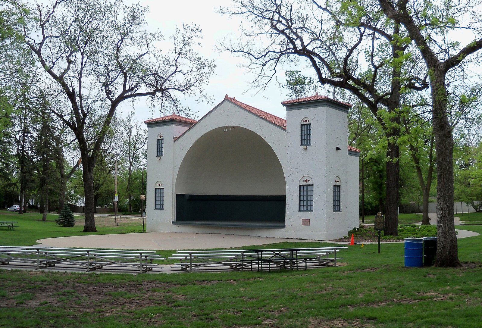 The band shell