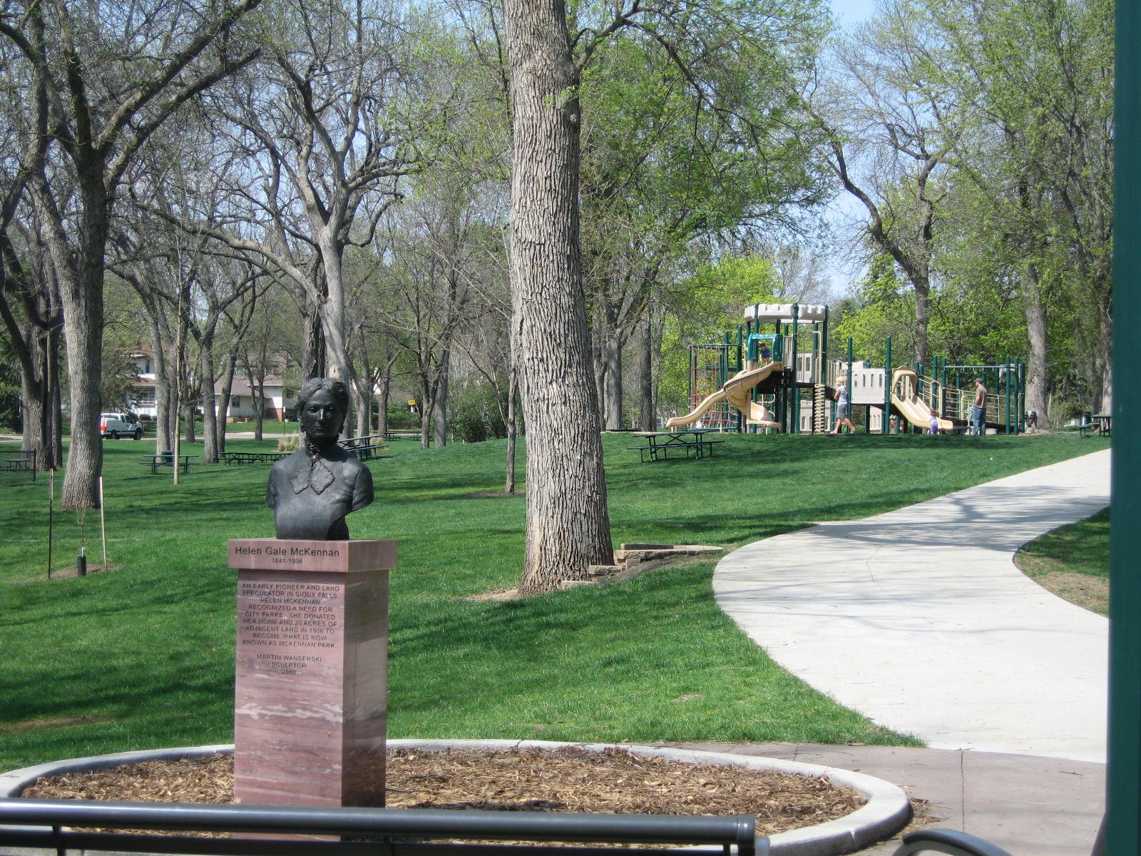 The Helen McKennan bust