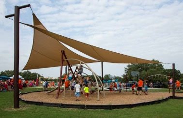 Shaded play area