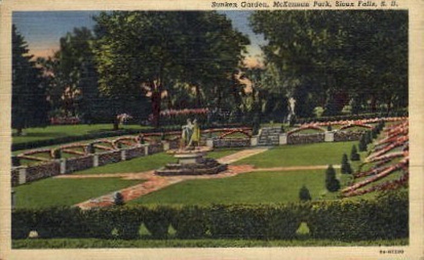 Postcard: The Sunken Garden