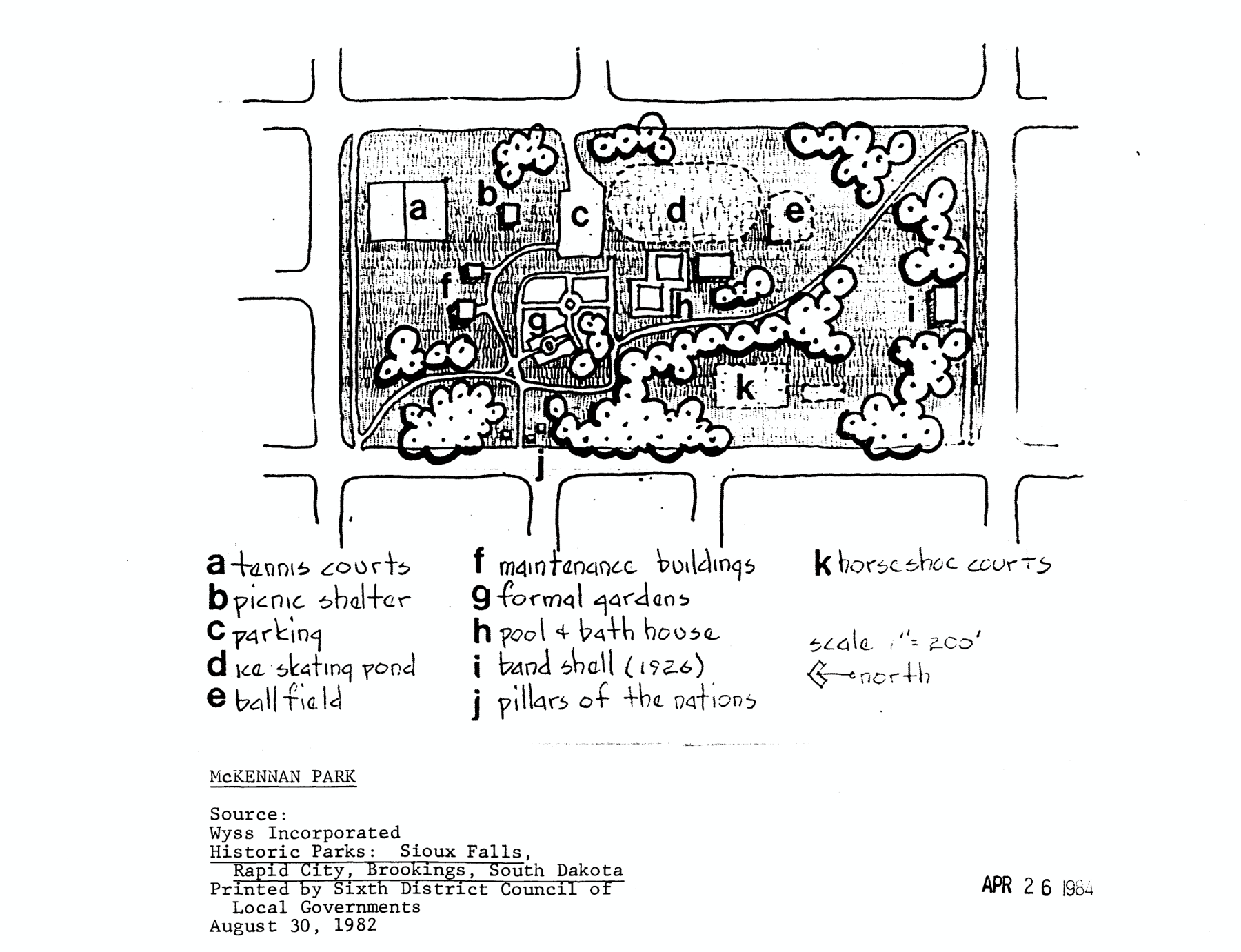 1982 site plan